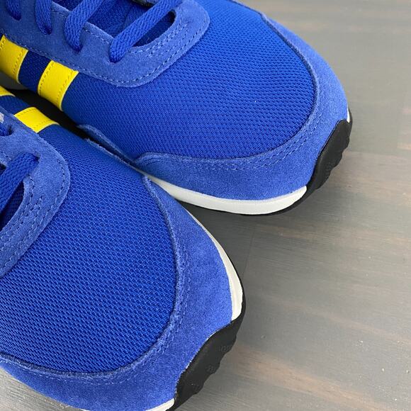 Adidas Men’s Run 60s 4.0 Trainers Sneakers Size 10 Dark Blue Retro Academia NWOB - Picture 3 of 11